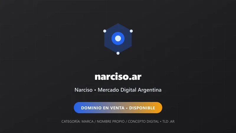 Identidad gráfica y activo digital para Narciso en Argentina